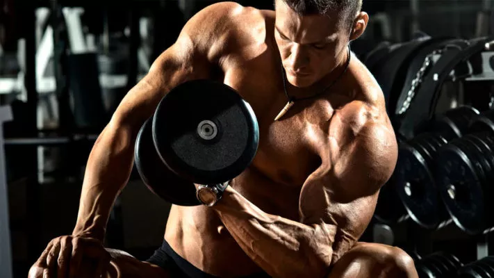 сгибание рук на бицепс: фото.