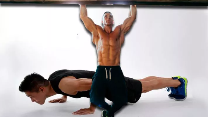 Подтягивания или отжимания: фото.