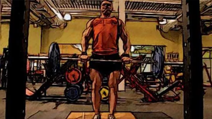 Становая тяга на прямых ногах: фото.