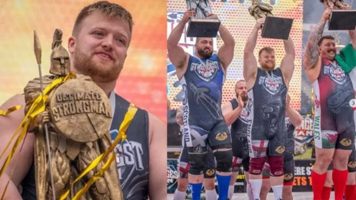 Самый сильный человек Великобритании: фото.