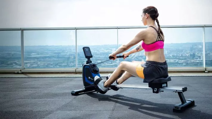 Гребной тренажер: польза: фото.