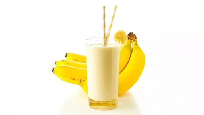 Молочный коктейль с бананом: фото.