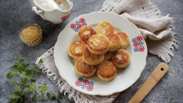 Сырники с протеином: фото.