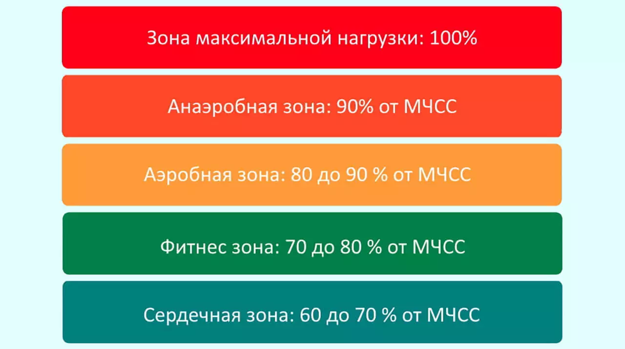 Зоны ЧСС.