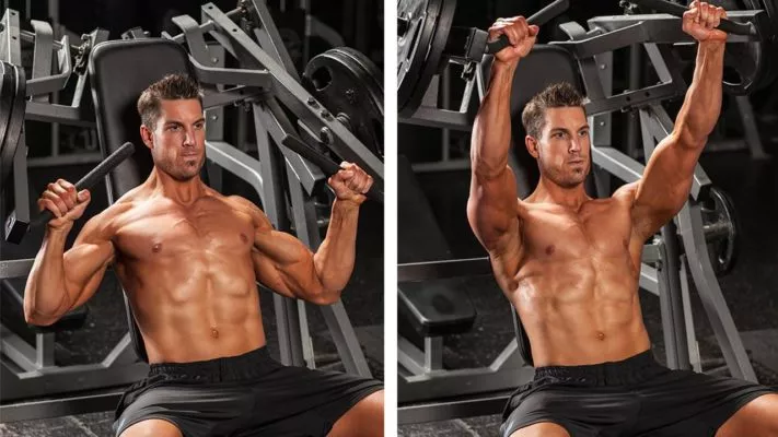 Жим в хаммере: фото.