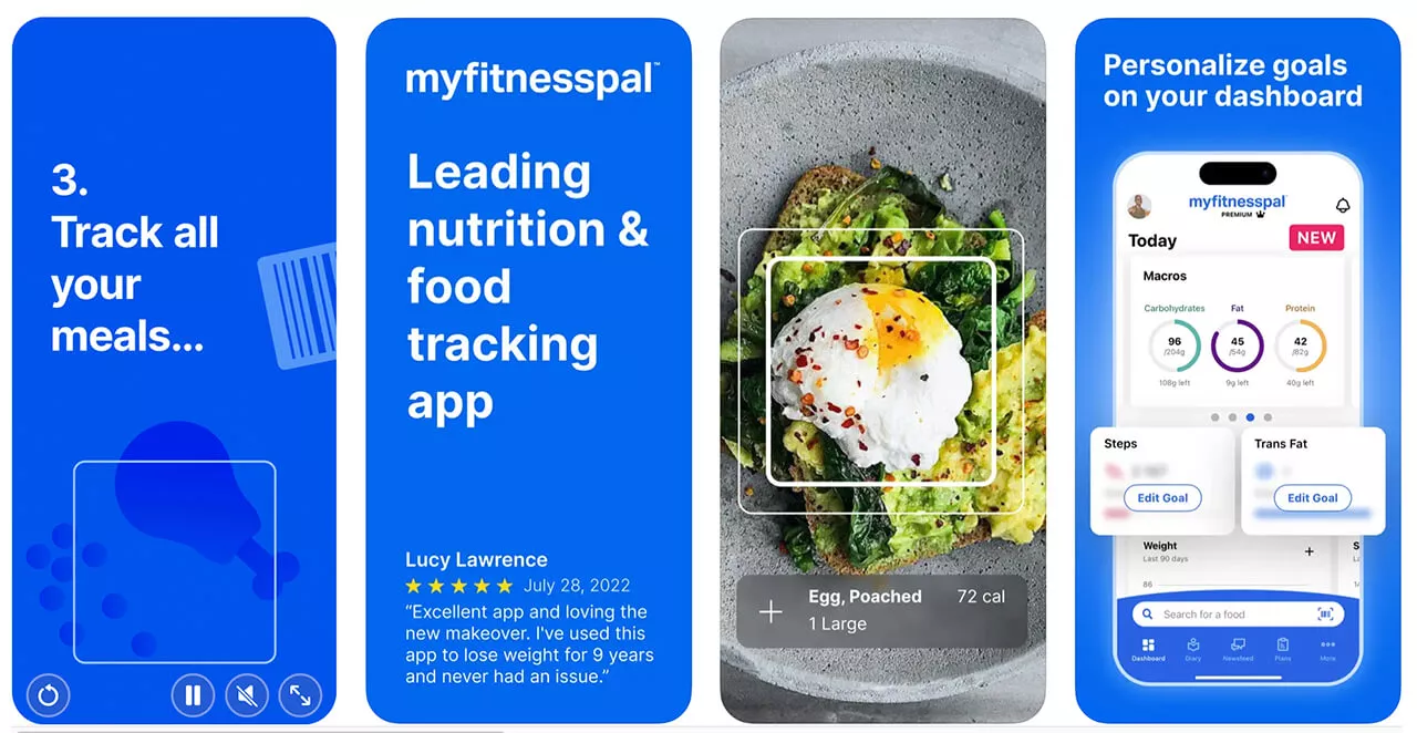 My FitnessPal: скриншоты приложения.