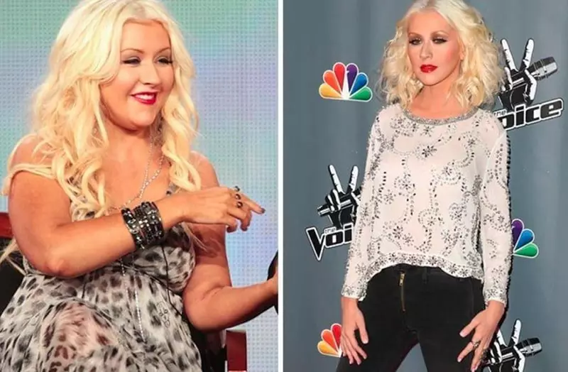 Как похудела Кристина Агилера2: фото.