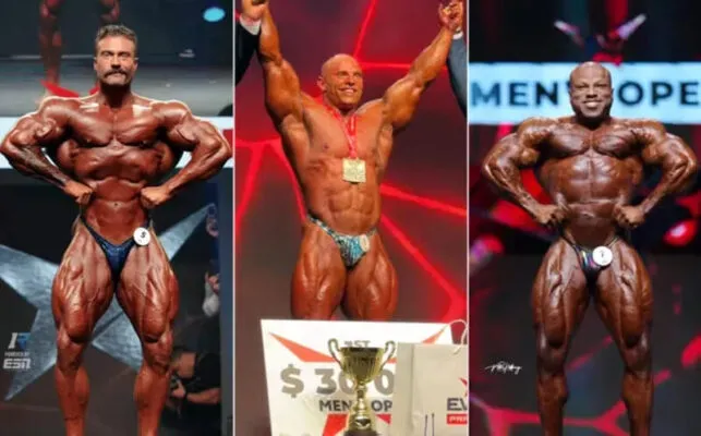 Прага Про 2024: на фото топ 3 бодибилдера.